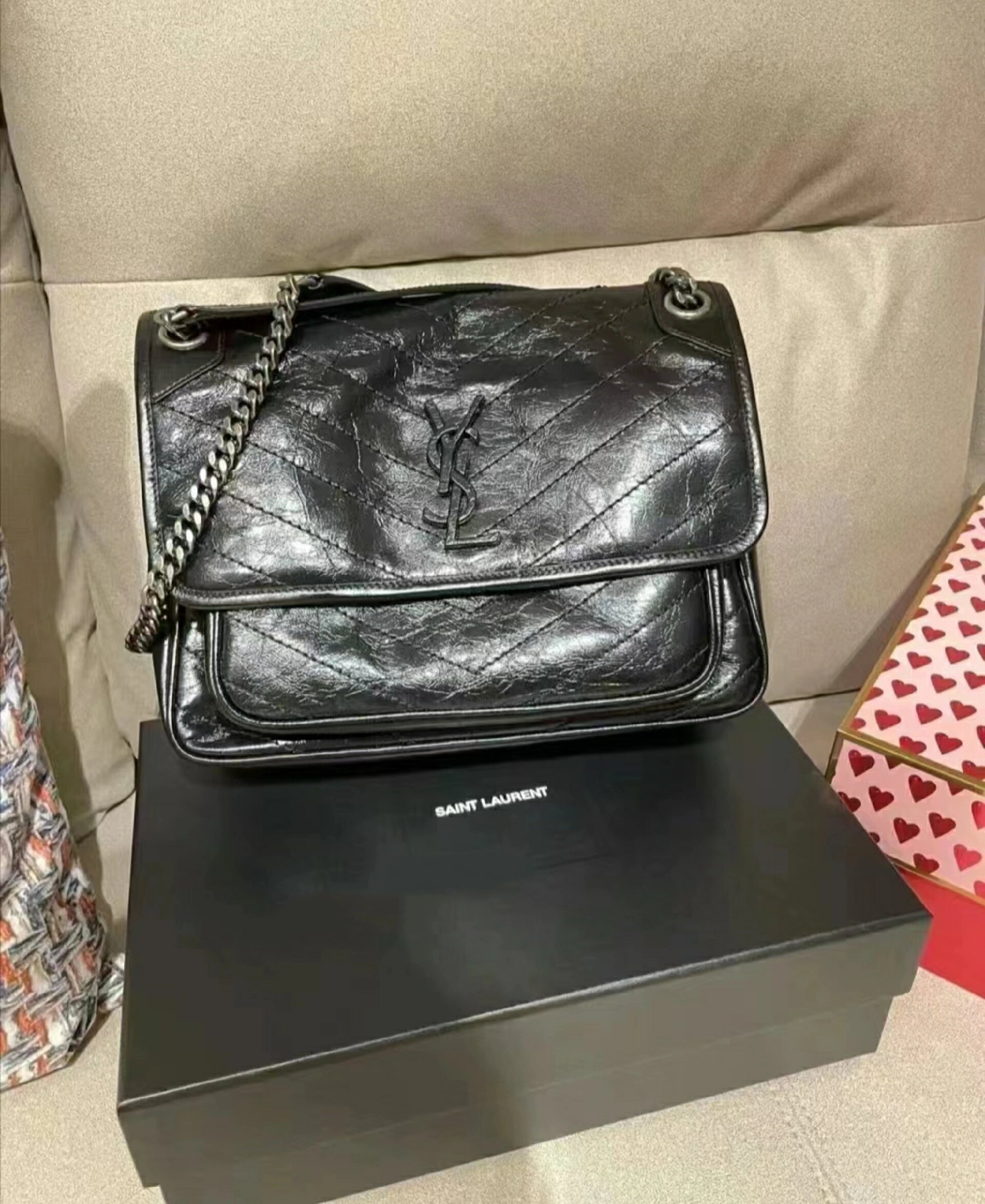 ysl包包系列 |ysl niki 中号