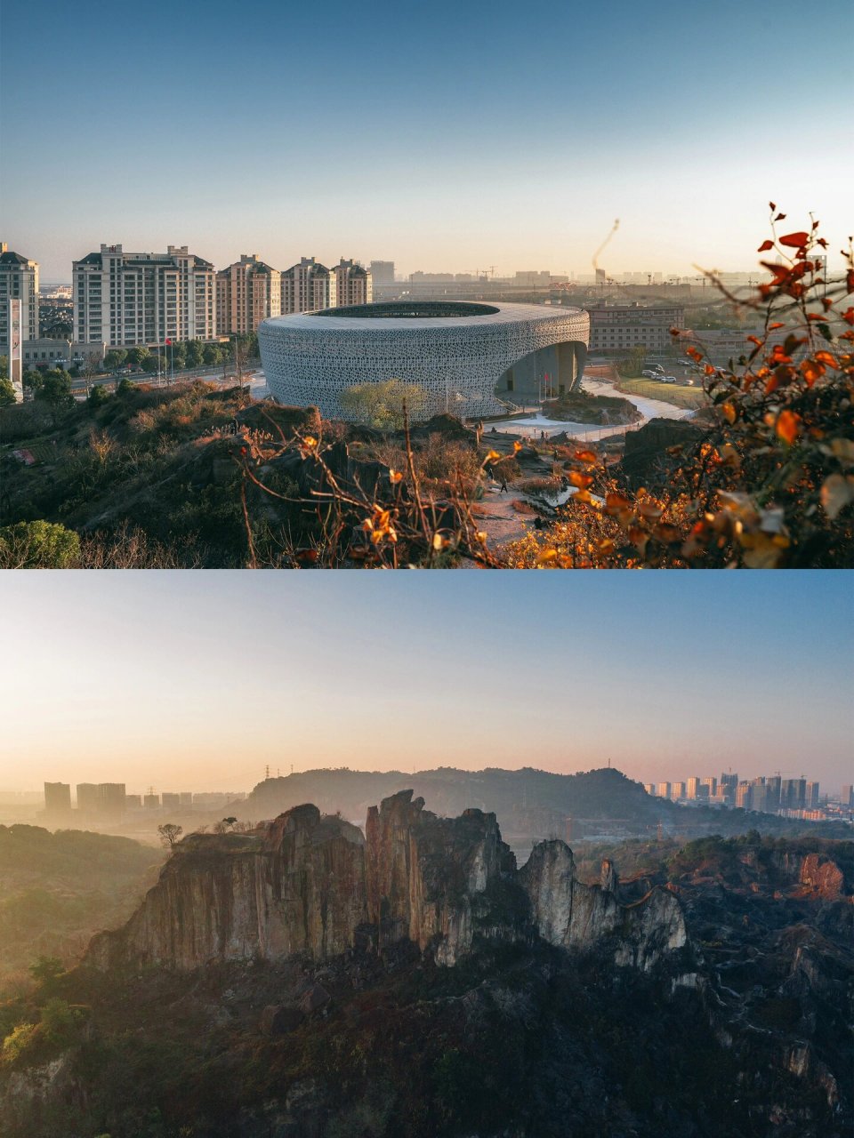 绍兴小众景点|羊山石城里的夕阳很美08～ ▲羊山石城,地处绍兴县