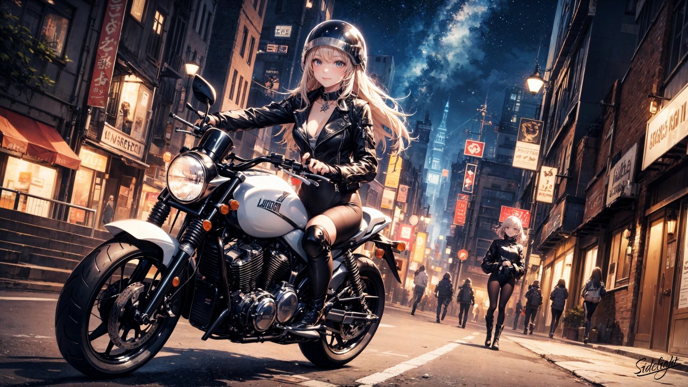 4k高清壁纸|16:9横屏桌面|机车女骑 近期的图有点发不过来了,尤其是