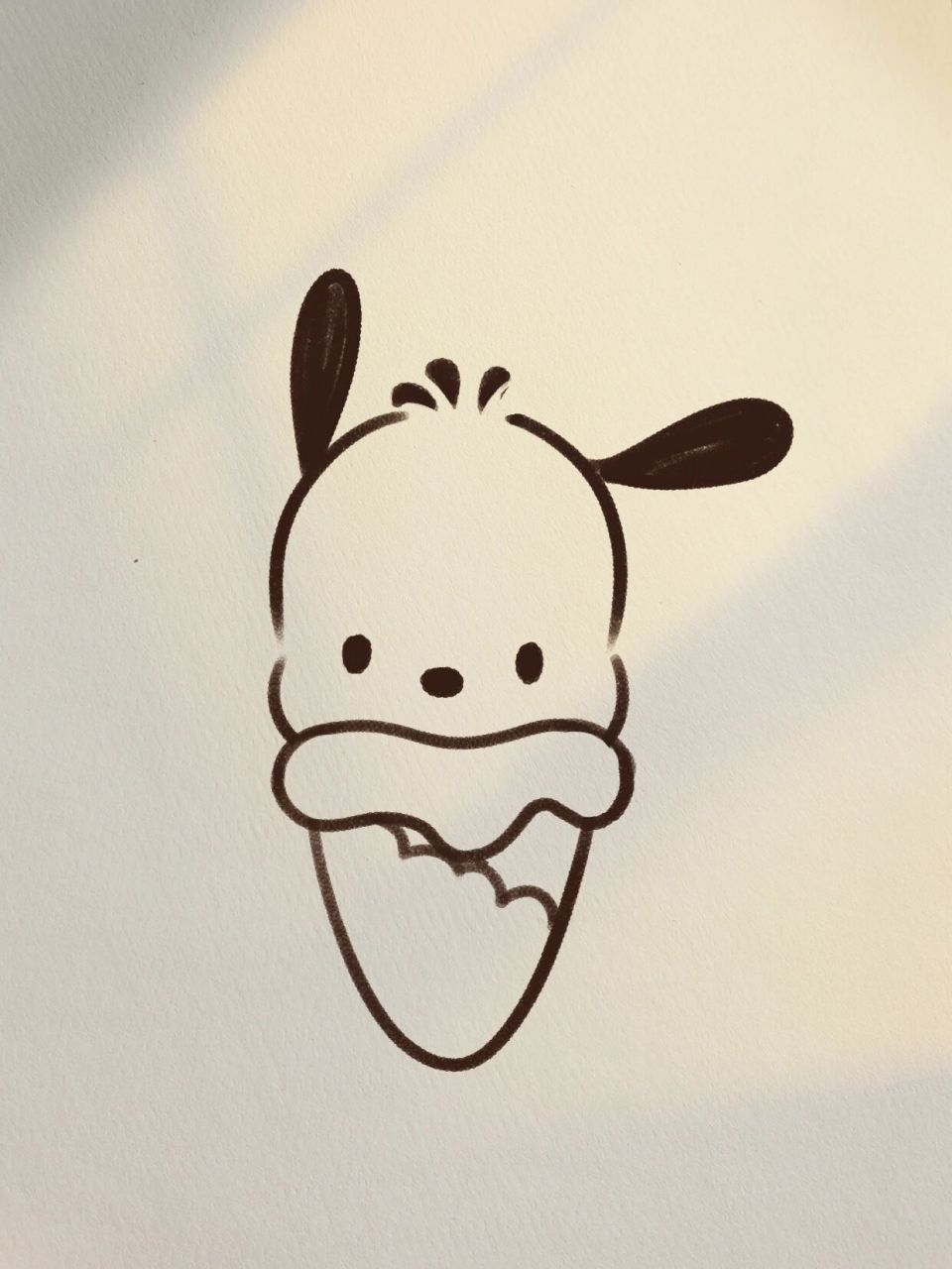 零基础手绘教程|三丽鸥|帕恰狗|绘画|画画 奶油帕恰狗冰淇淋
