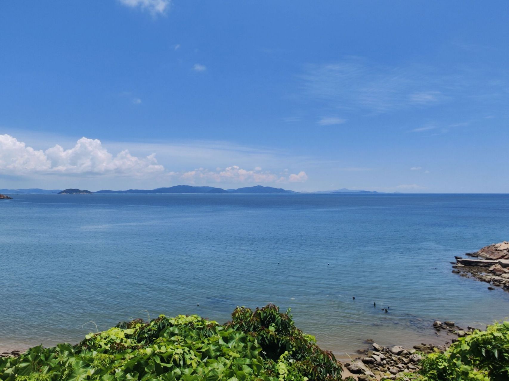 徒步看海秘境小三浪 78没想到在珠海看到了比东南亚还蓝的海域,高栏