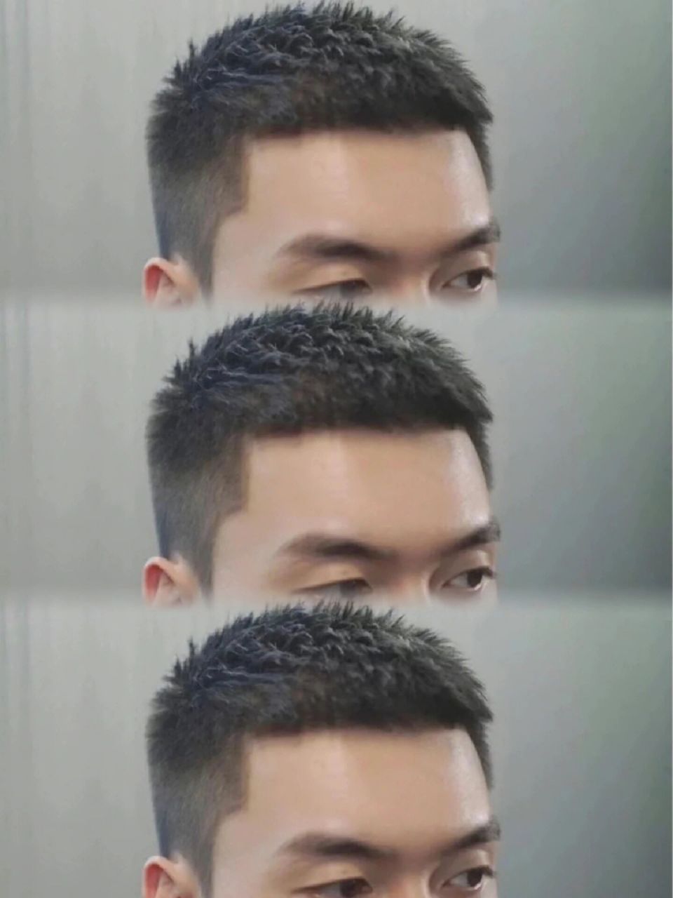 《栗子头》96 栗子头是一款服贴型的短发发型,和传统寸头 属于两种