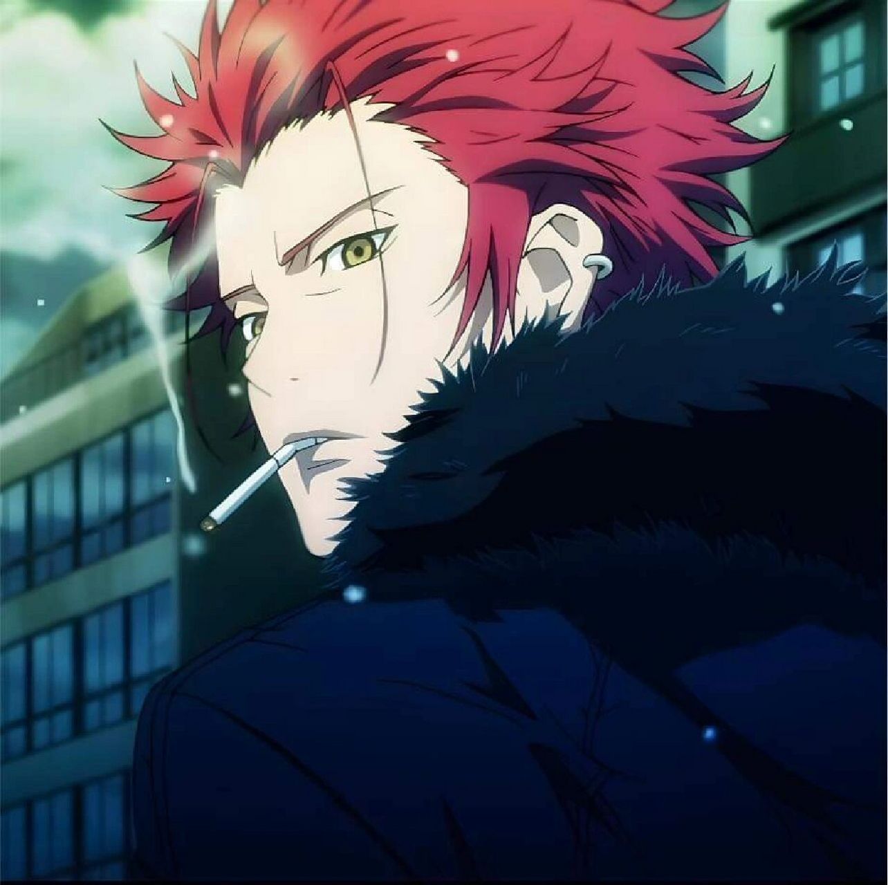 《动漫头像》抽烟男帅哥动漫头像