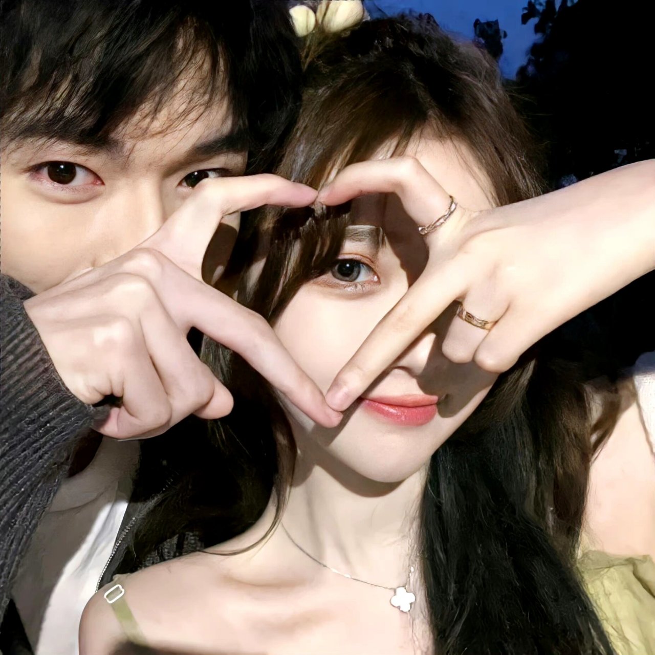 情侣头像丨超绝的真人wechat情头 #优质情侣头像# #头像分享图源网络