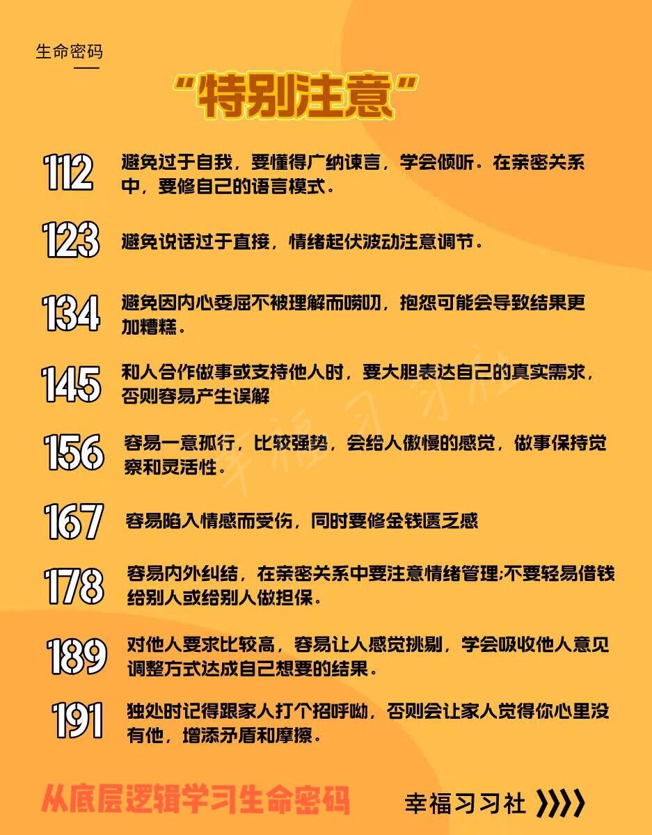 81组联合码详细94解析 快速记忆!生命密码