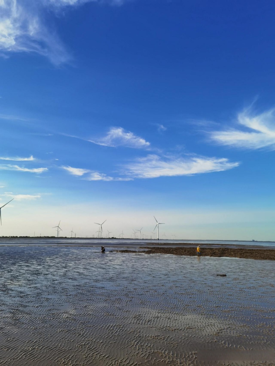 再一次来到东营,欣赏到了金泥湾美丽的晚霞.