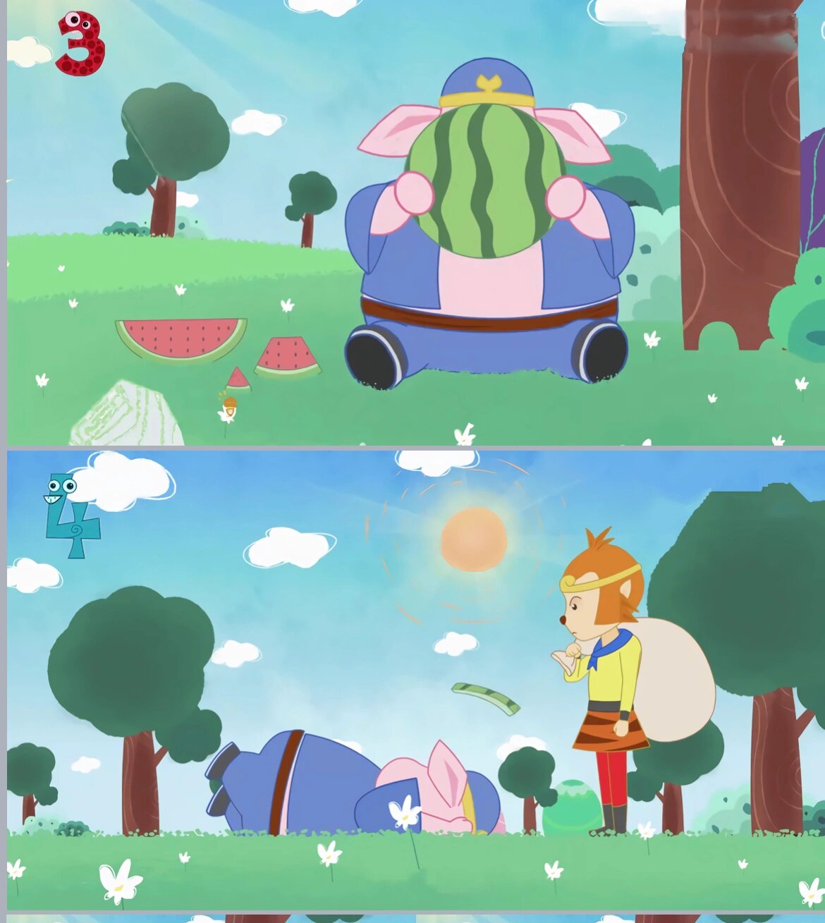 中班语言 猪八戒吃西瓜 音屏ppt 一,设计意图 活动《猪八戒吃西瓜》