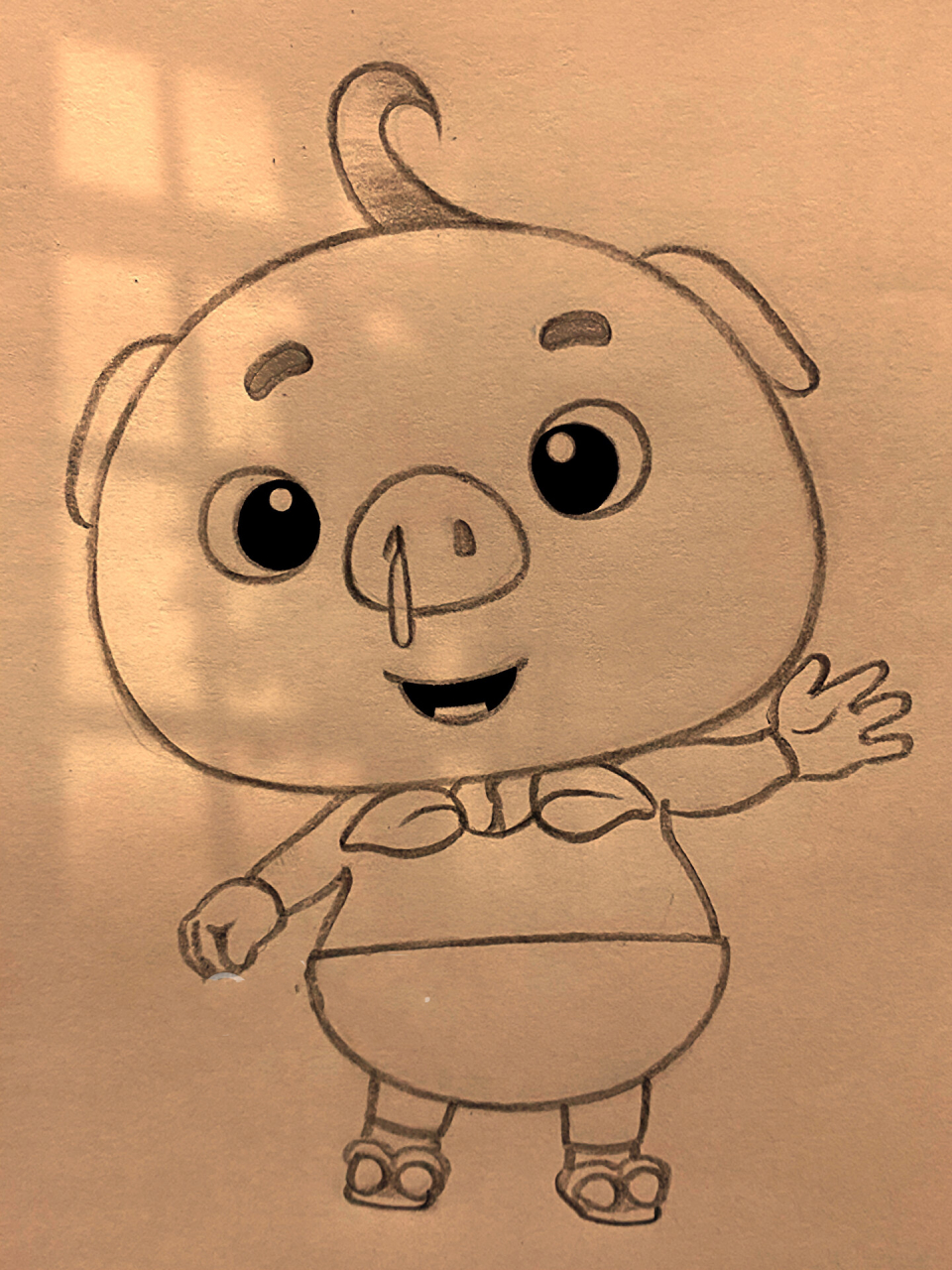 教你画小吊呆 小呆呆绘画教程