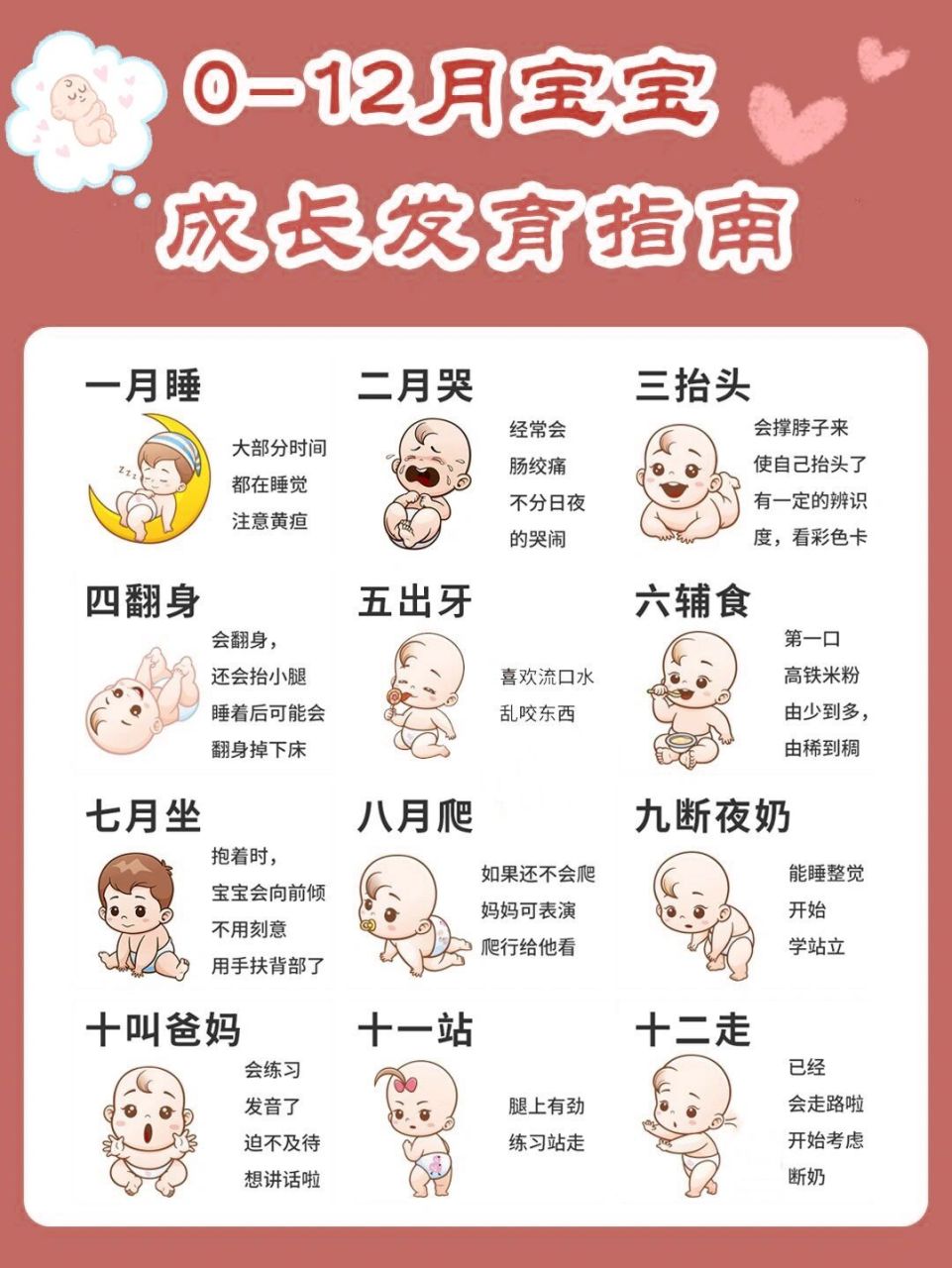 婴儿长大过程图片图片