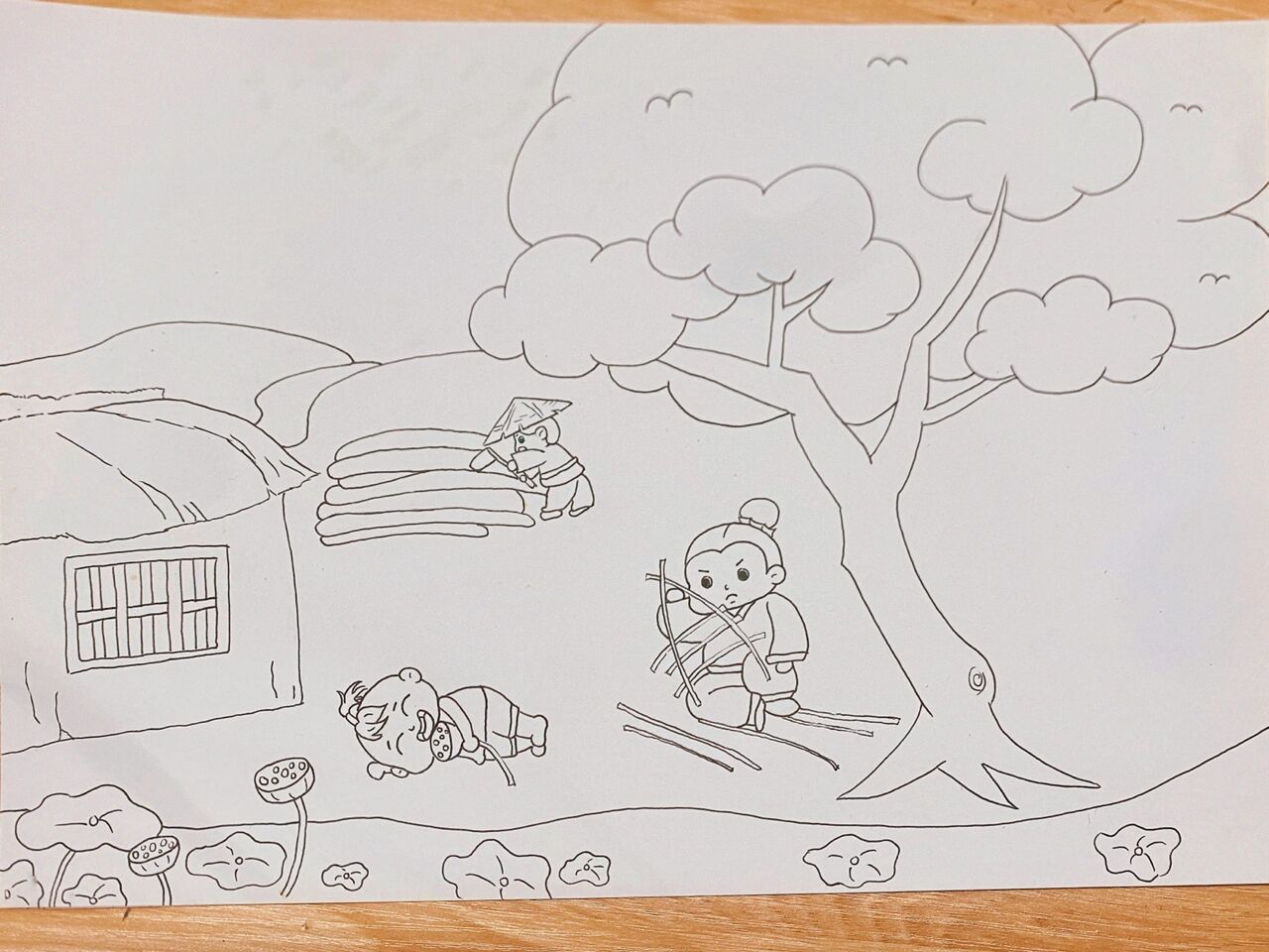 古诗配画|清平乐村居