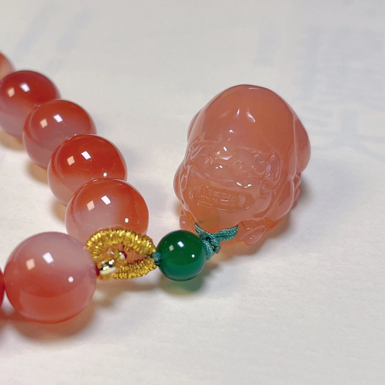 一眼沦陷,美呆了6015 天然的糖心盐源玛瑙 颗颗糖心,成聚宝盆状