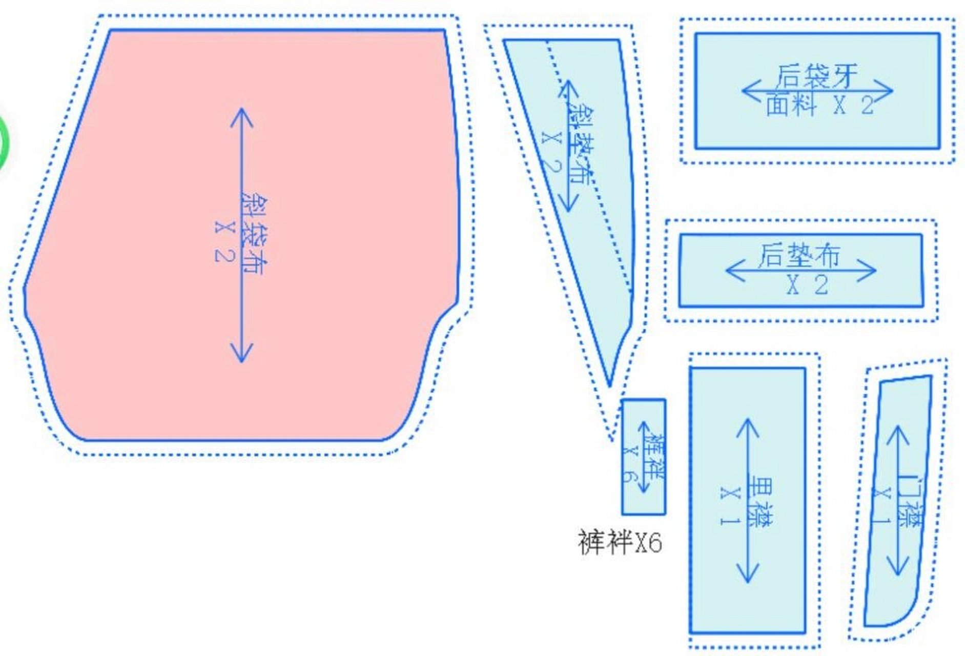 男西裤结构制图