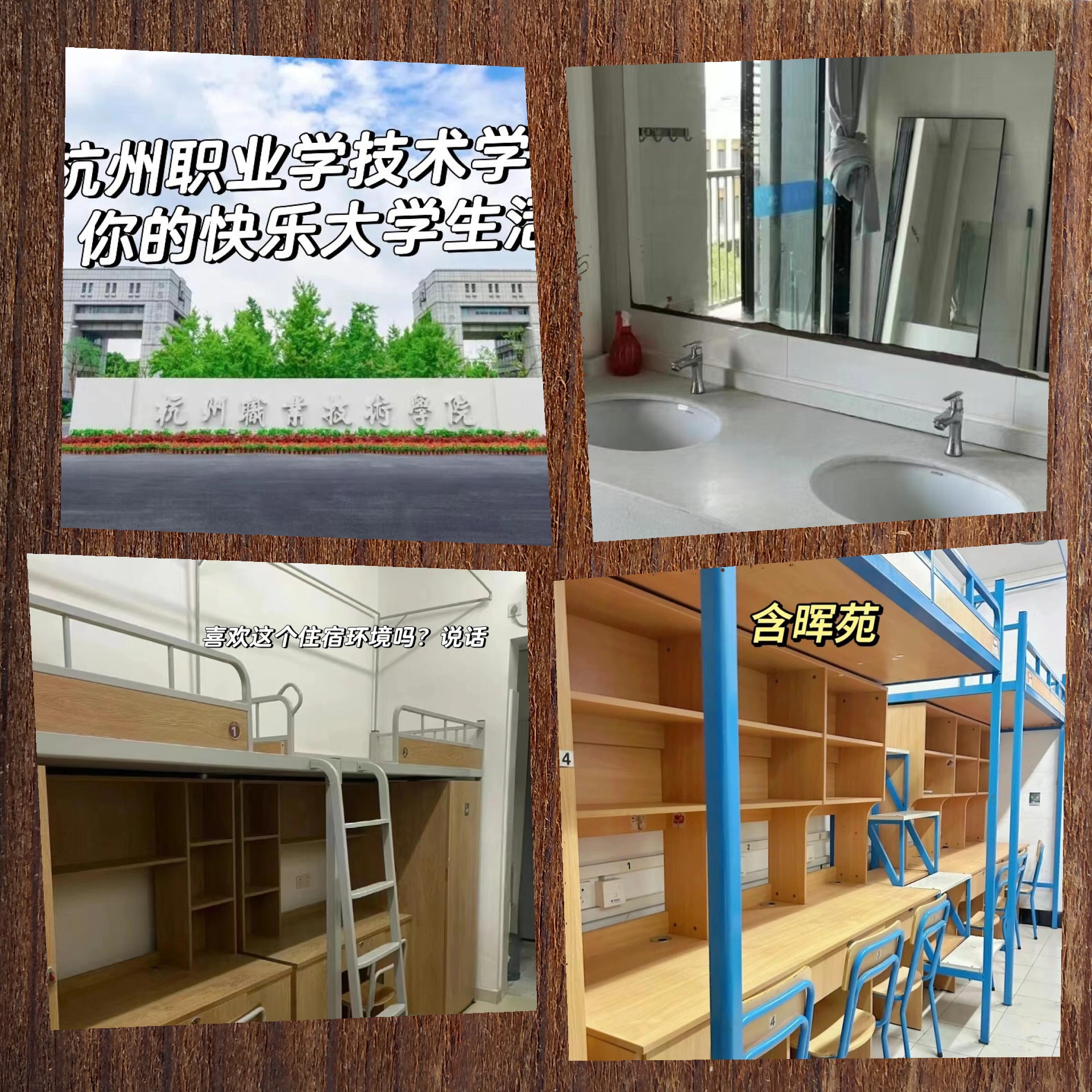😜今天要给大家揭晓杭州职业技术学院的宿舍秘密啦!