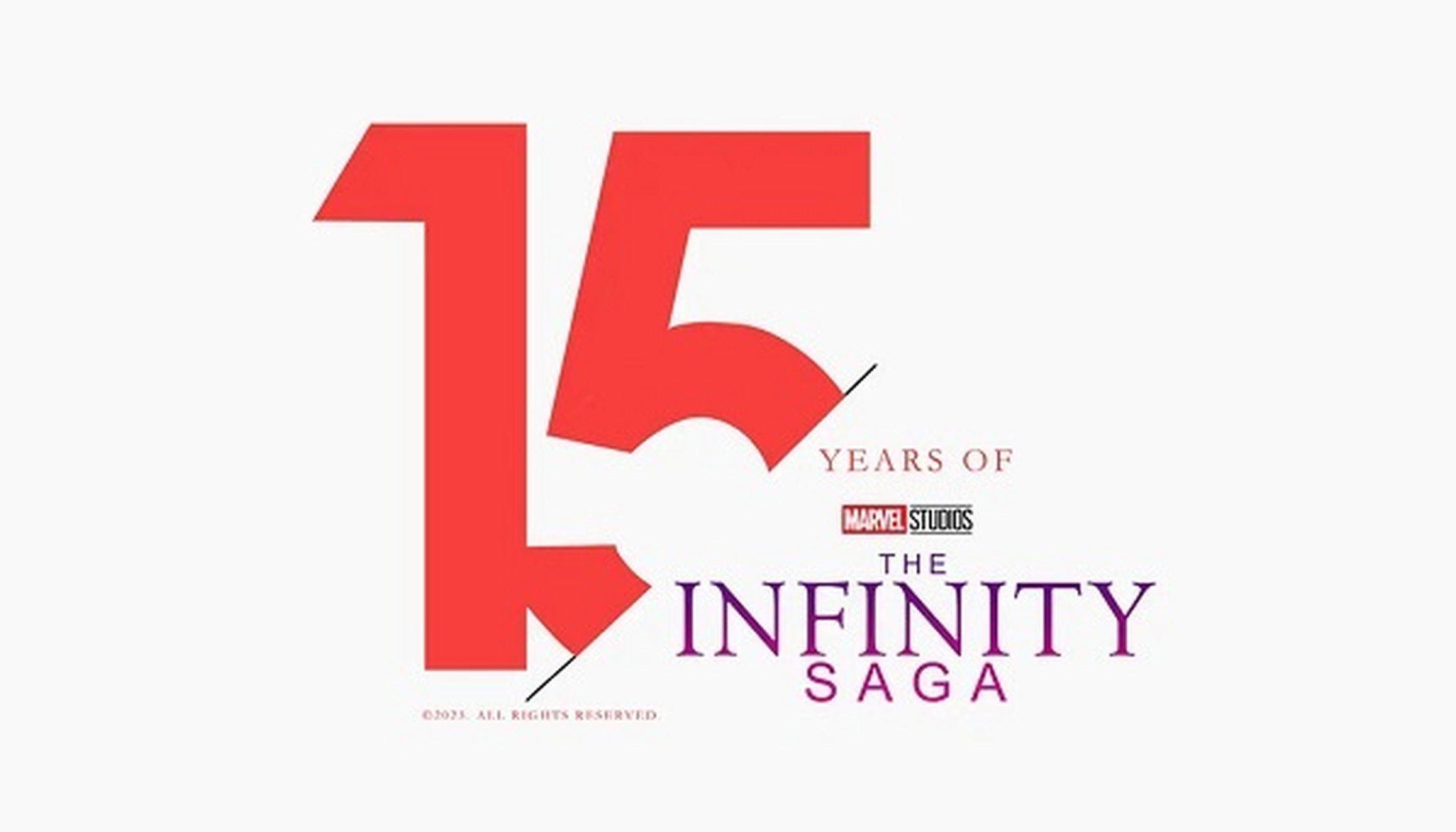 15 周年纪念标志 漫威影业推出「漫威电影宇宙」诞生 15 周年纪念标志