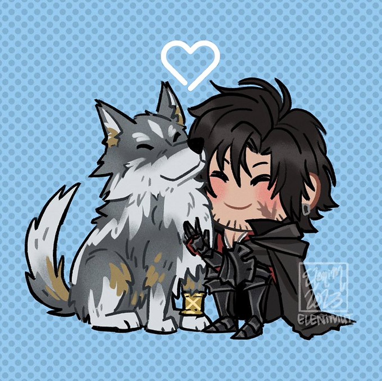 《最终幻想16》近期的一些同人作品 #最终幻想16