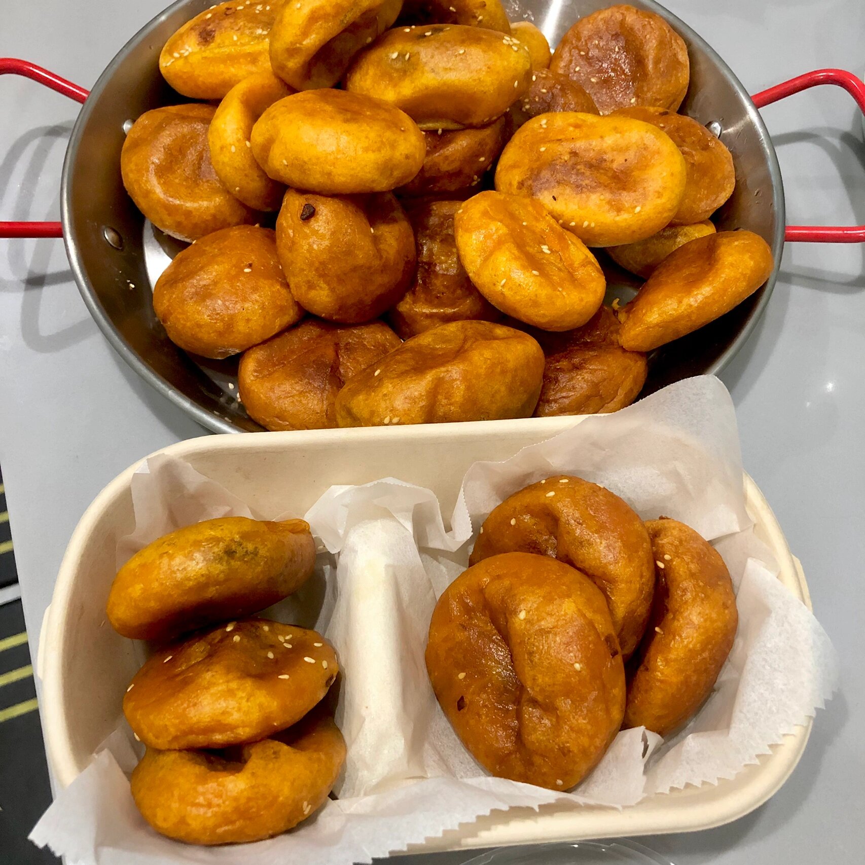 木薯粉不要只做芋圆了~做成煎堆更美味