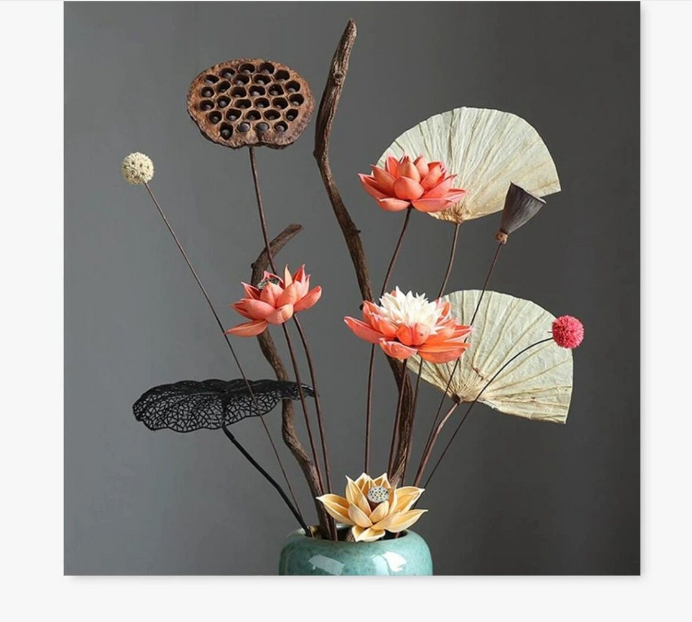 季节限定花材 新鲜插花小莲蓬/可制成干莲蓬 观赏小莲蓬不仅可以搭配