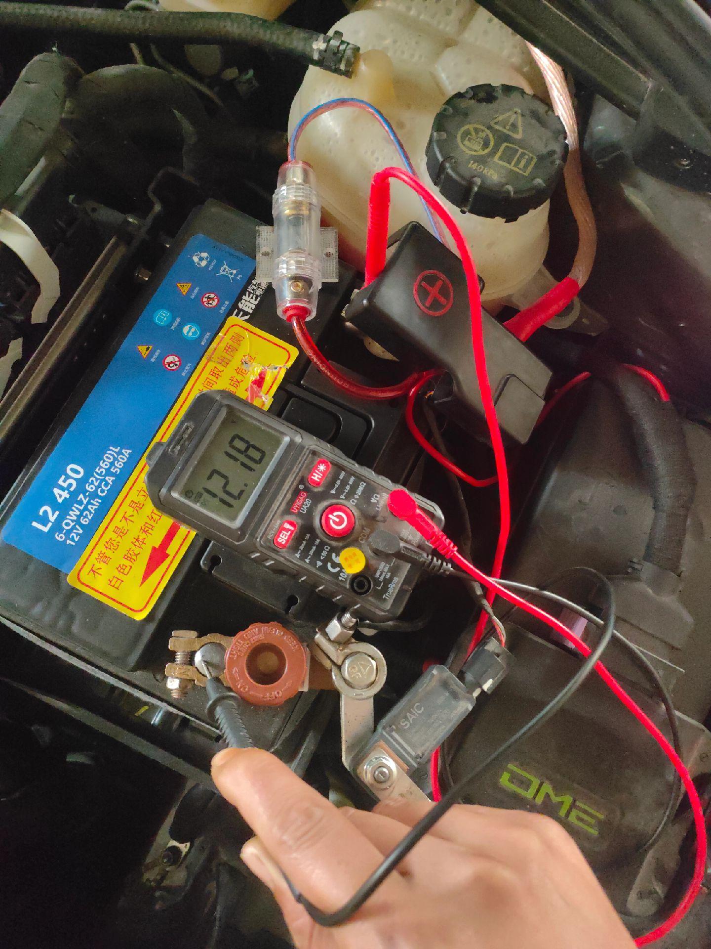 汽车加装16v500f法拉电容,25平方纯铜线,打火自动并联,熄火自动隔离