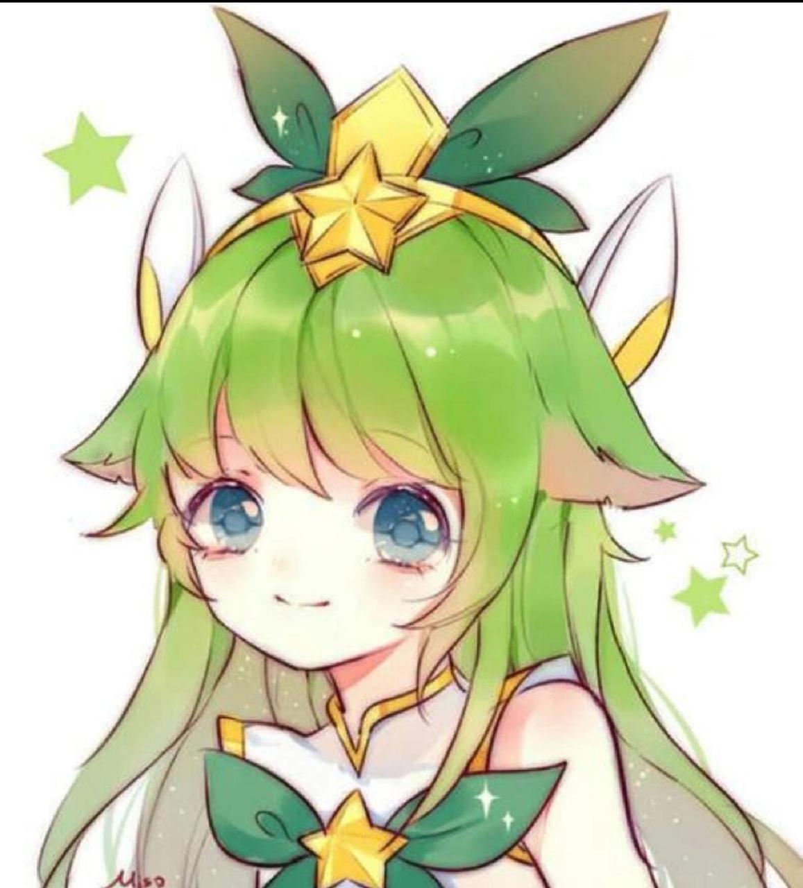 二次元头像(绿色系)