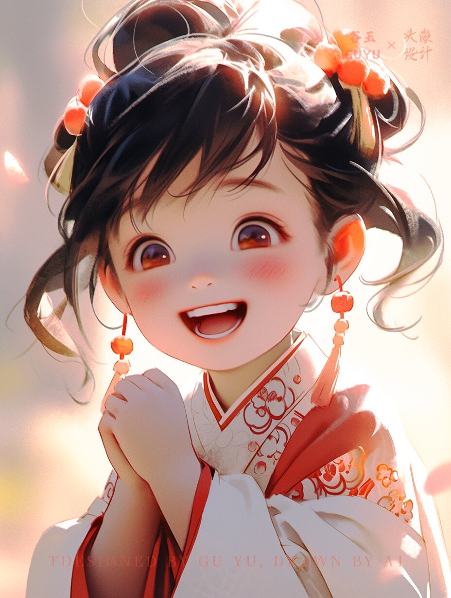 给生活加点甜 愿你往后余生笑口常开|头像 孩子就像是天使,单纯可爱