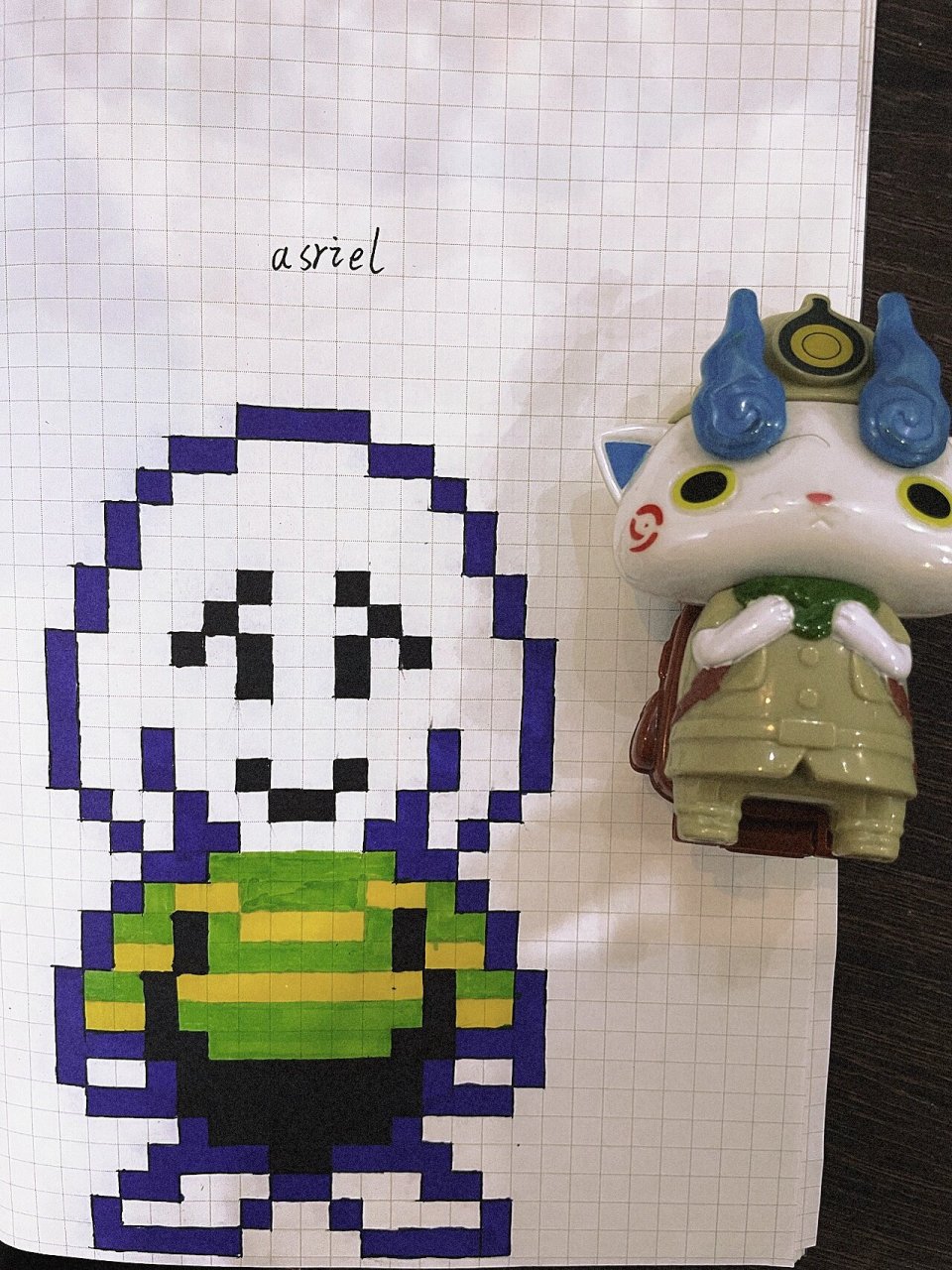 传说之下像素画|小羊| 小羊羊 asriel