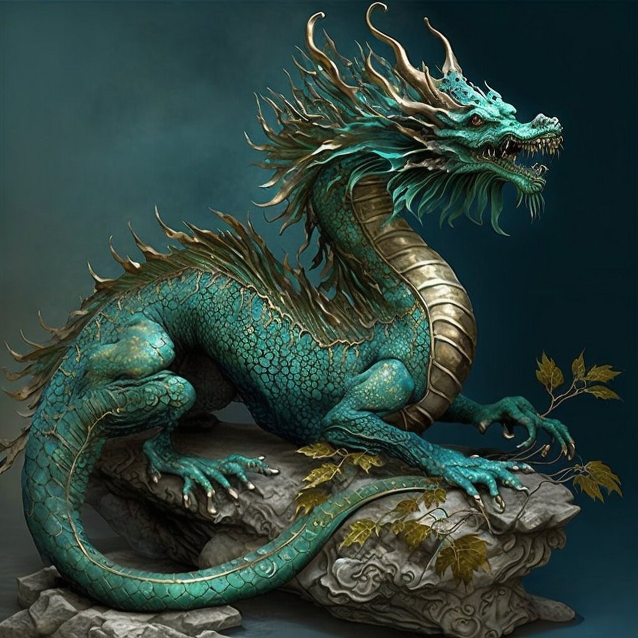 探秘神秘传说中的"青龙" 在中国文化中,龙一直被视为祥瑞的象征,而