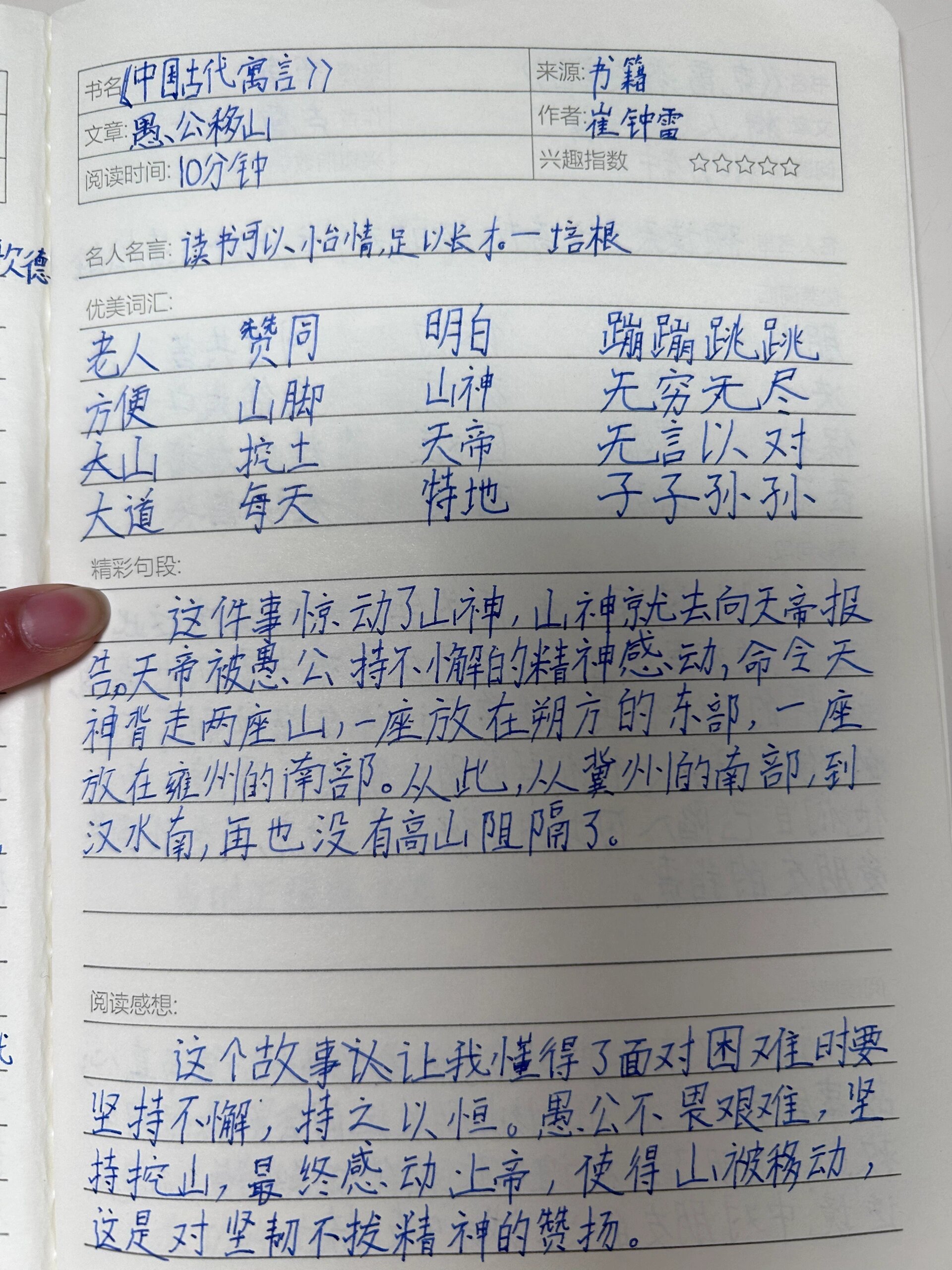 怎么写读书笔记100字图片