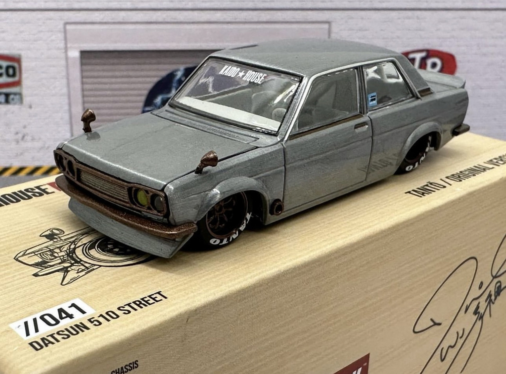 吴彦祖隐藏版～kaido house×minigt达特桑510 #汽车模型展示# #汽车