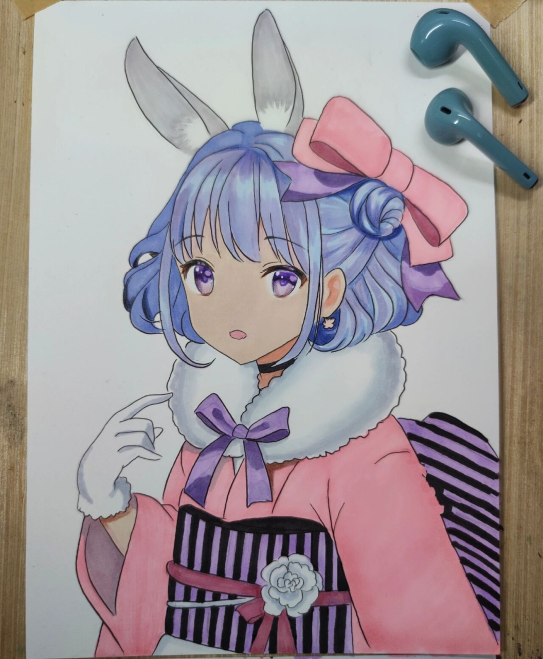 二次元动漫人物绘画步骤 同学们,我又又又来交作业了～ 两三个小时画