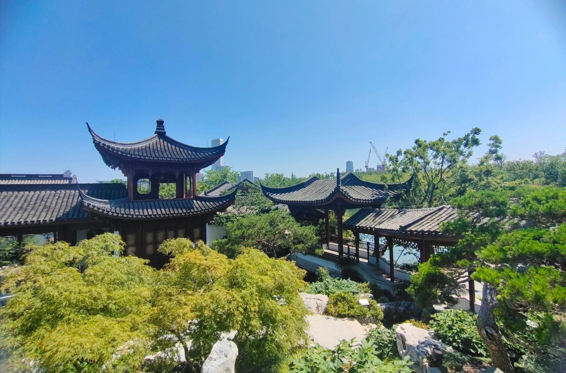 世博文化公园-【申园】 隐藏在上海世博文化公园内的园中园,卢浦大桥