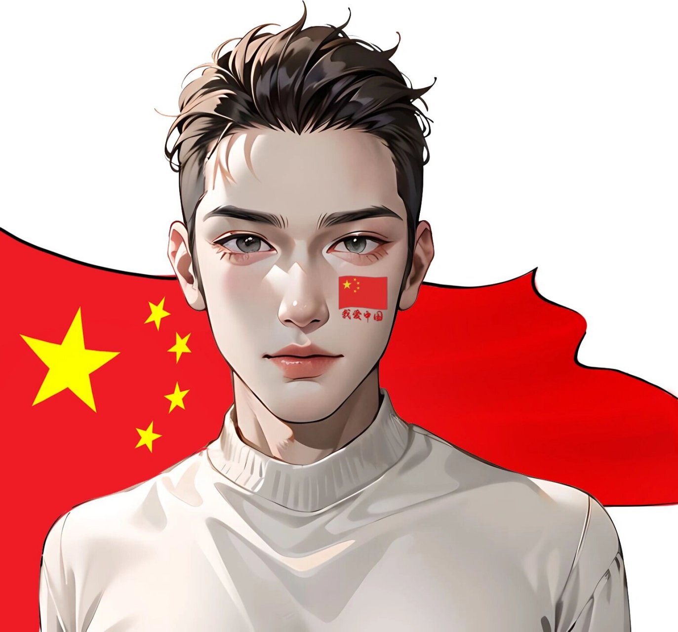 国旗男头 生在红旗下,长在春风里#男生头像# #优质头像# #向国旗敬礼