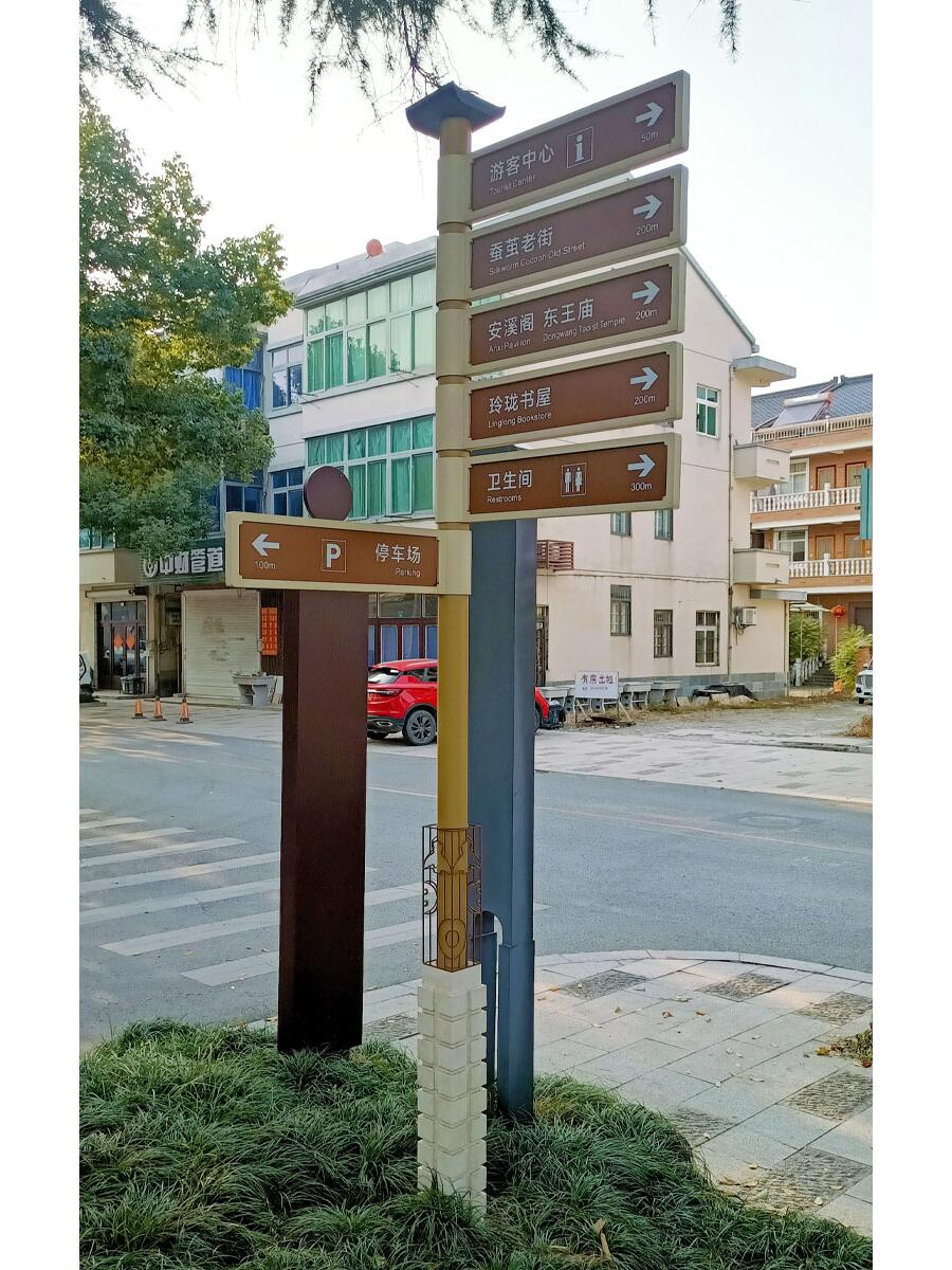 多向导视标识牌:道路上的隐形导航器🚀