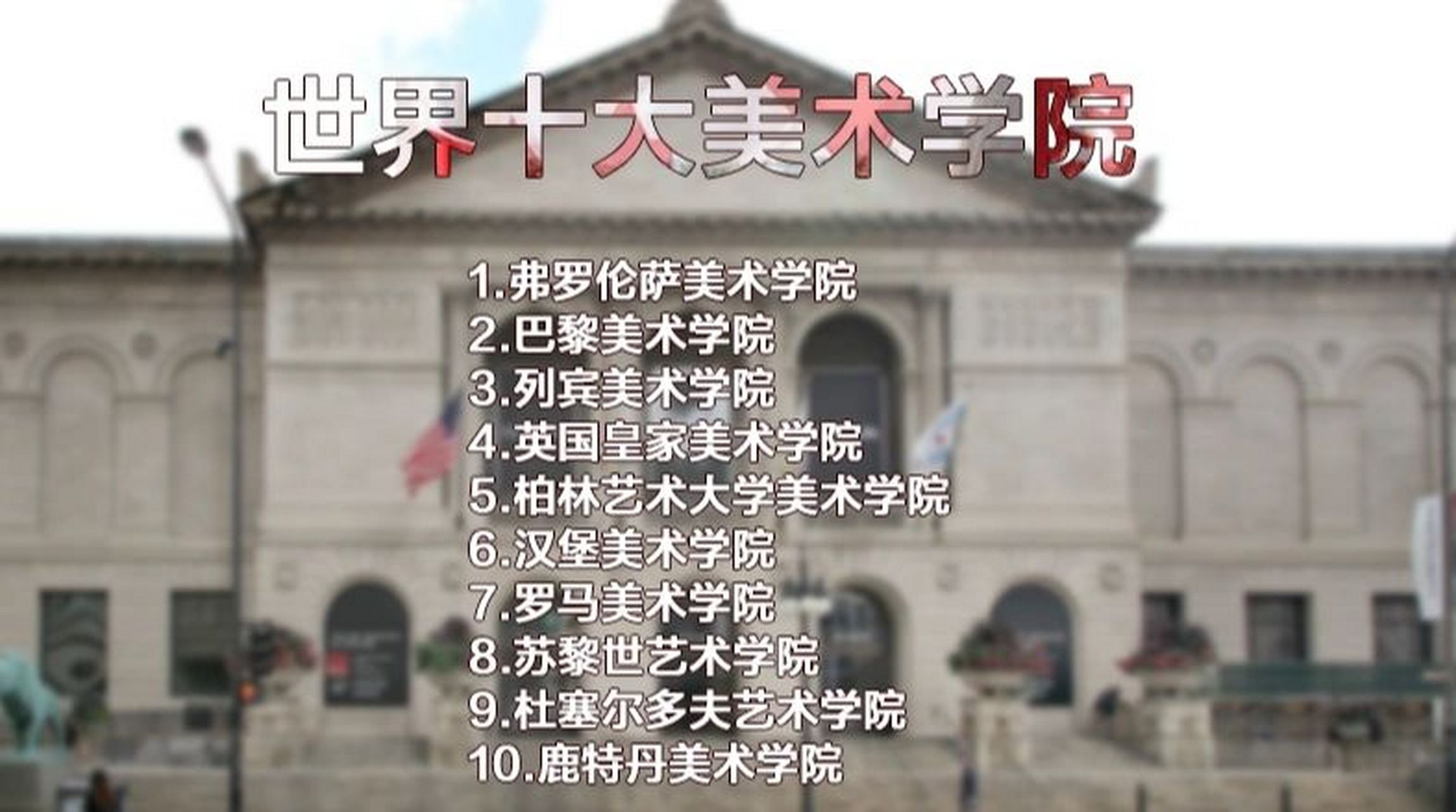 世界十大美术学院 961.