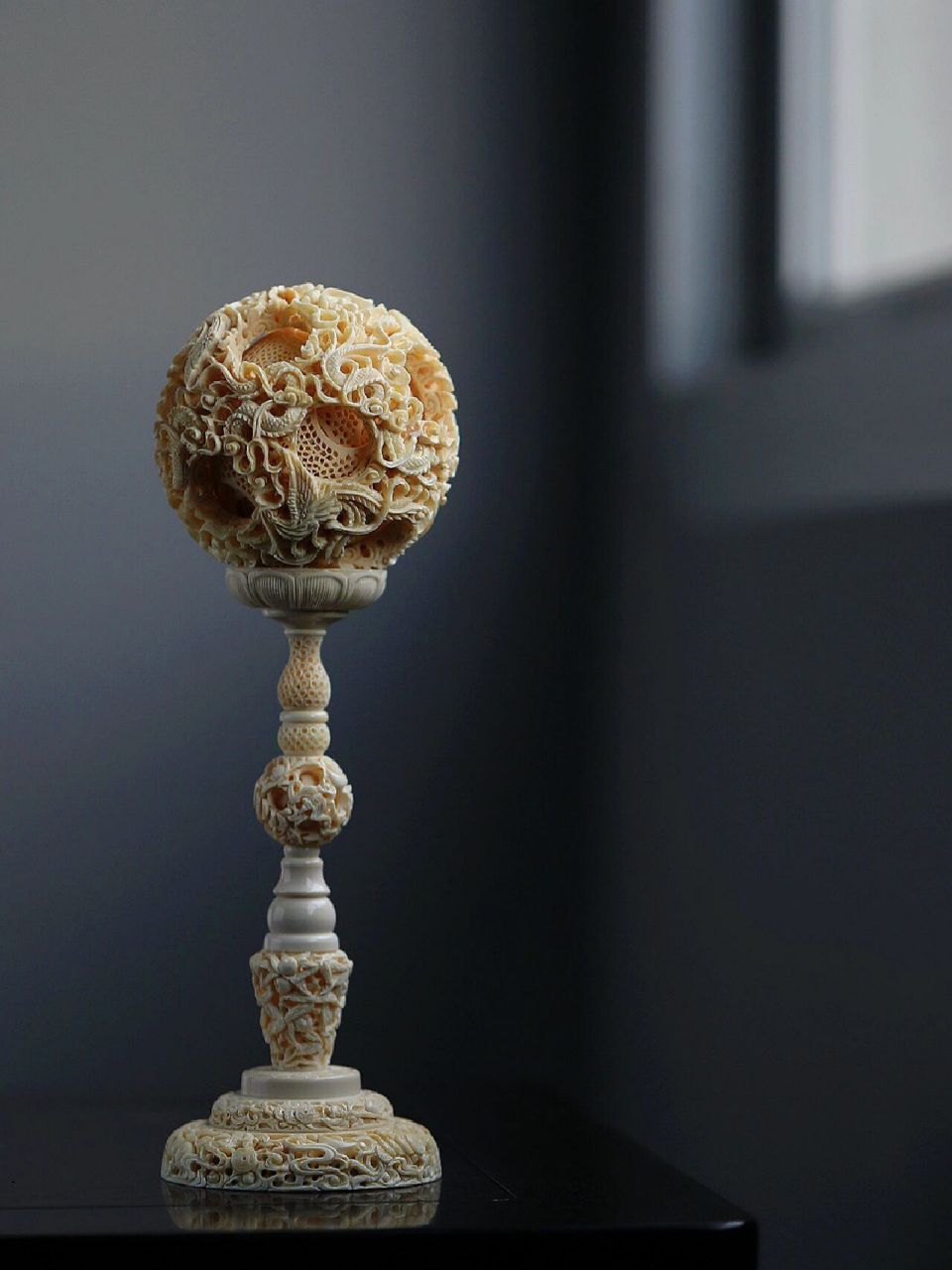 牙雕界传承百年的鬼斧神工技艺|龙凤鬼工球 猛犸「龙凤呈祥」富贵吉祥