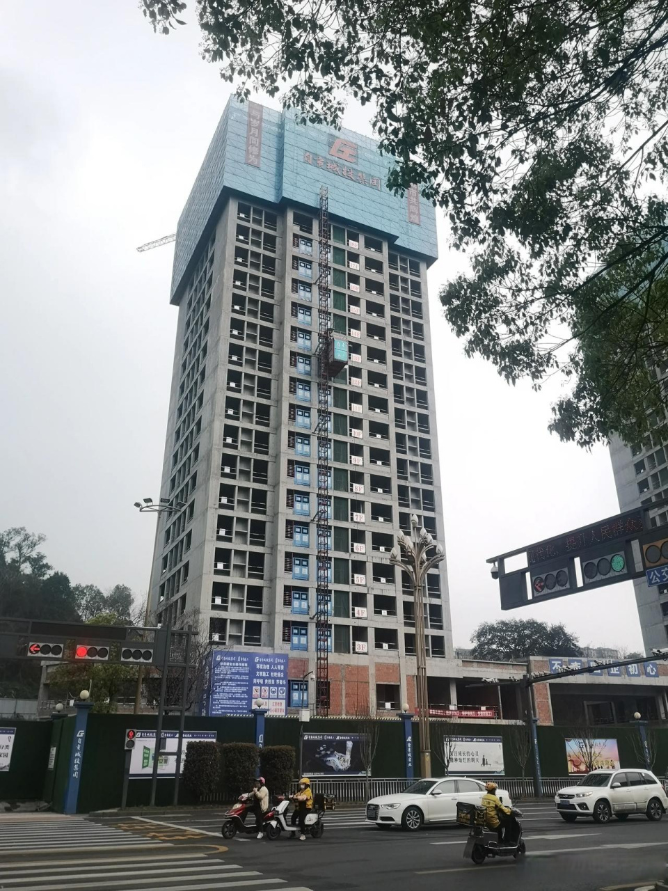 自贡城投果然名不虚传,不负众望,建设中的富台家园即将竣工了!