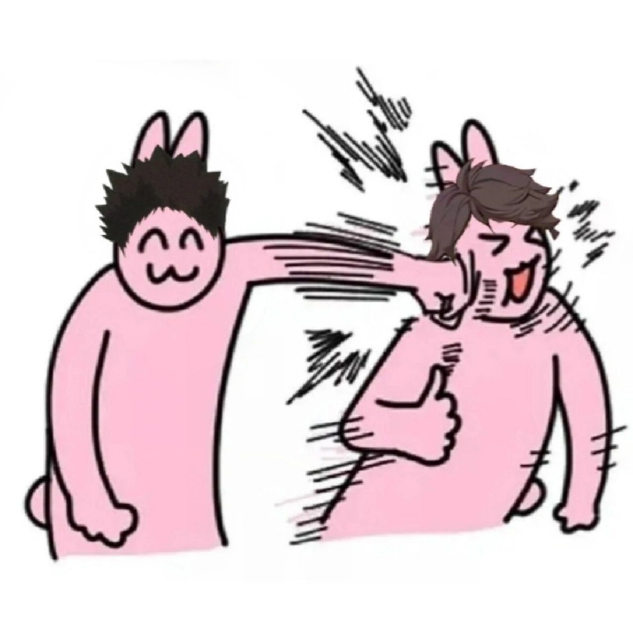 及岩之粉红兔表情包 为什么这么会适配,及川彻你到底用你那张完美脸