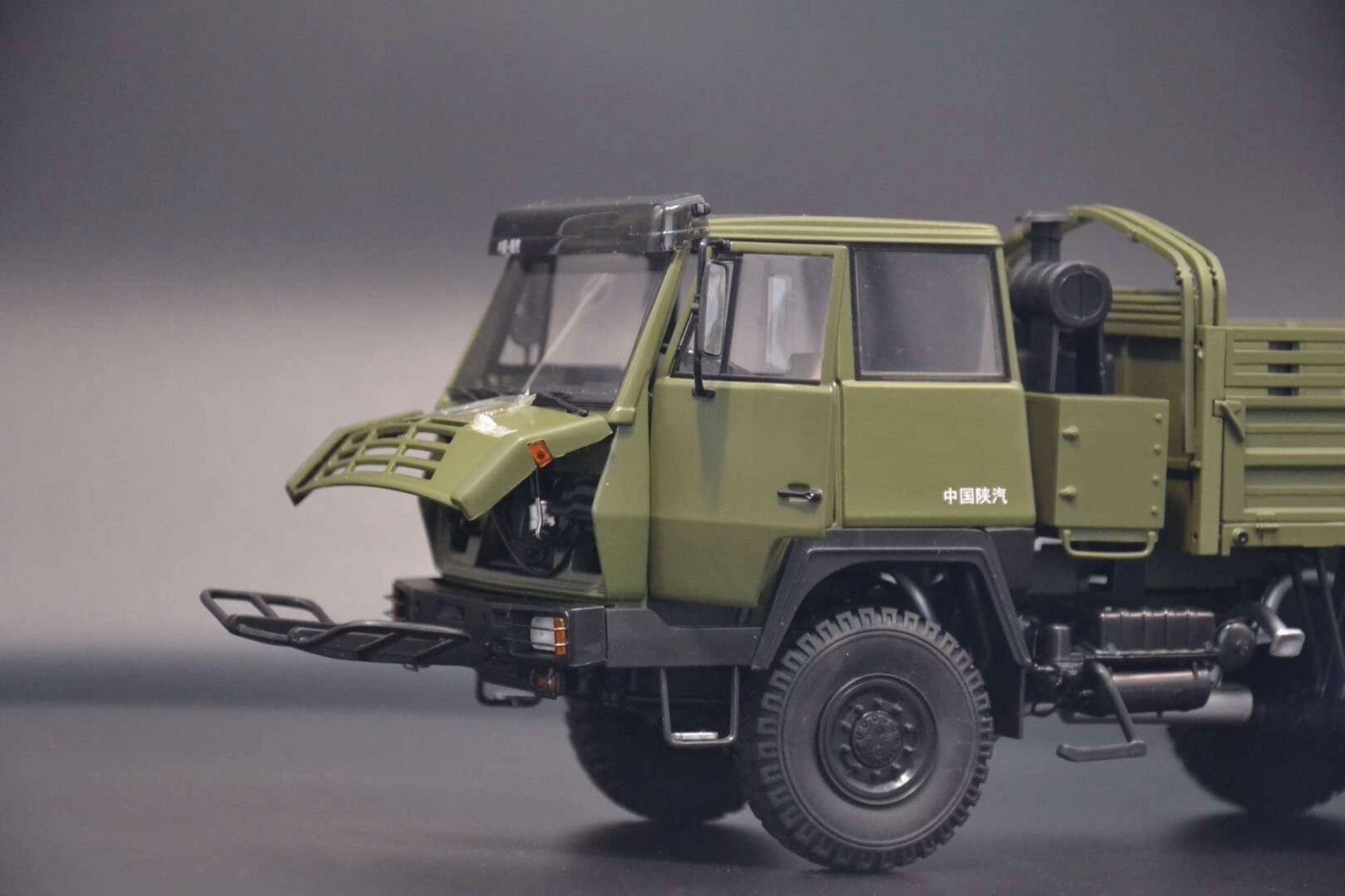 汽车模型情怀收藏- 陕汽sx2190军用卡车 模型名称:陕汽sx2190军用越野