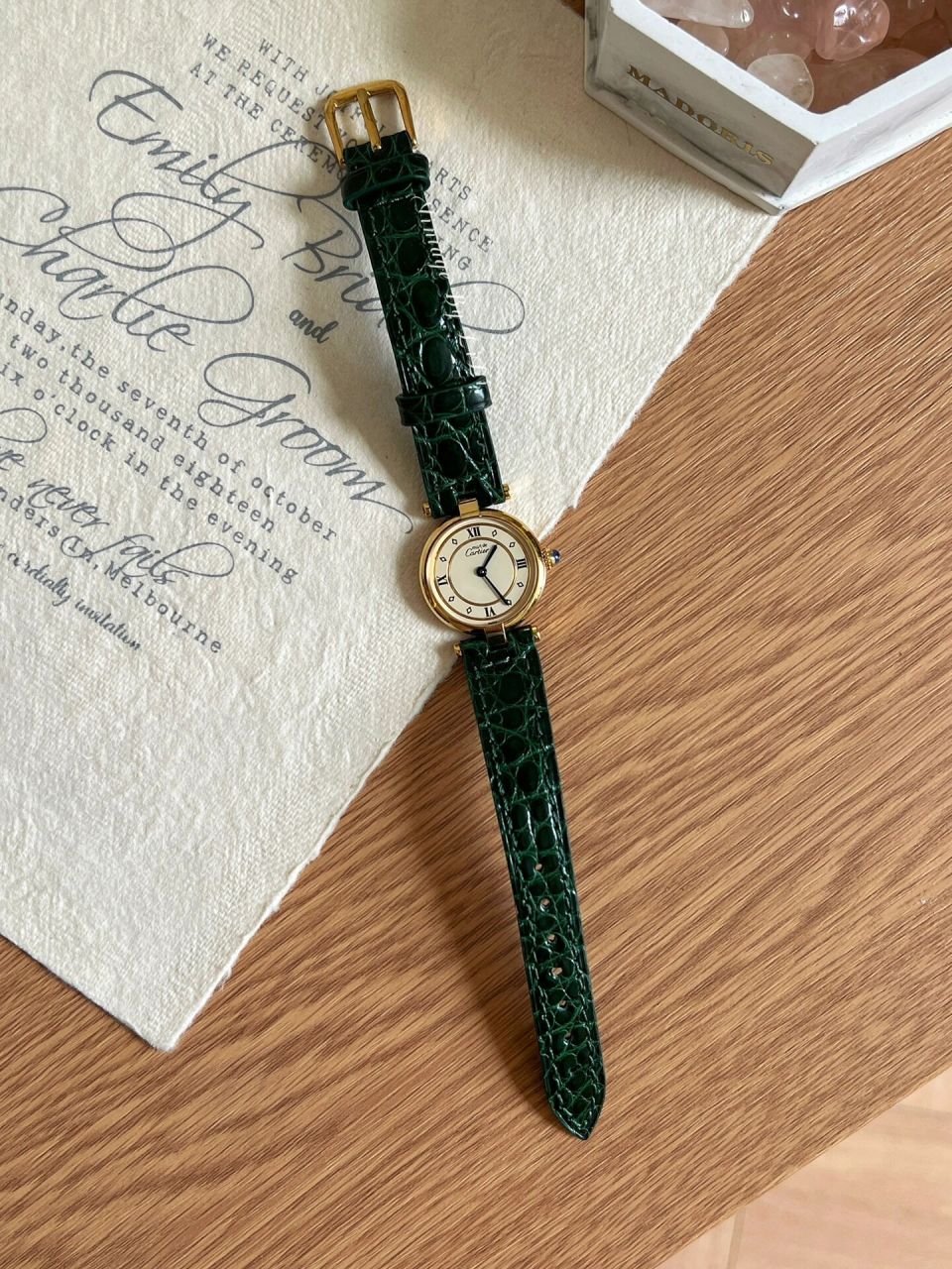 复古迷人范·cartier must de中古腕表 cartier卡地亚must de系列石英