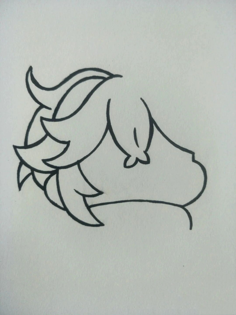 教你画万叶简笔画呀   手残党们学起来相信你们一定可以画好这个