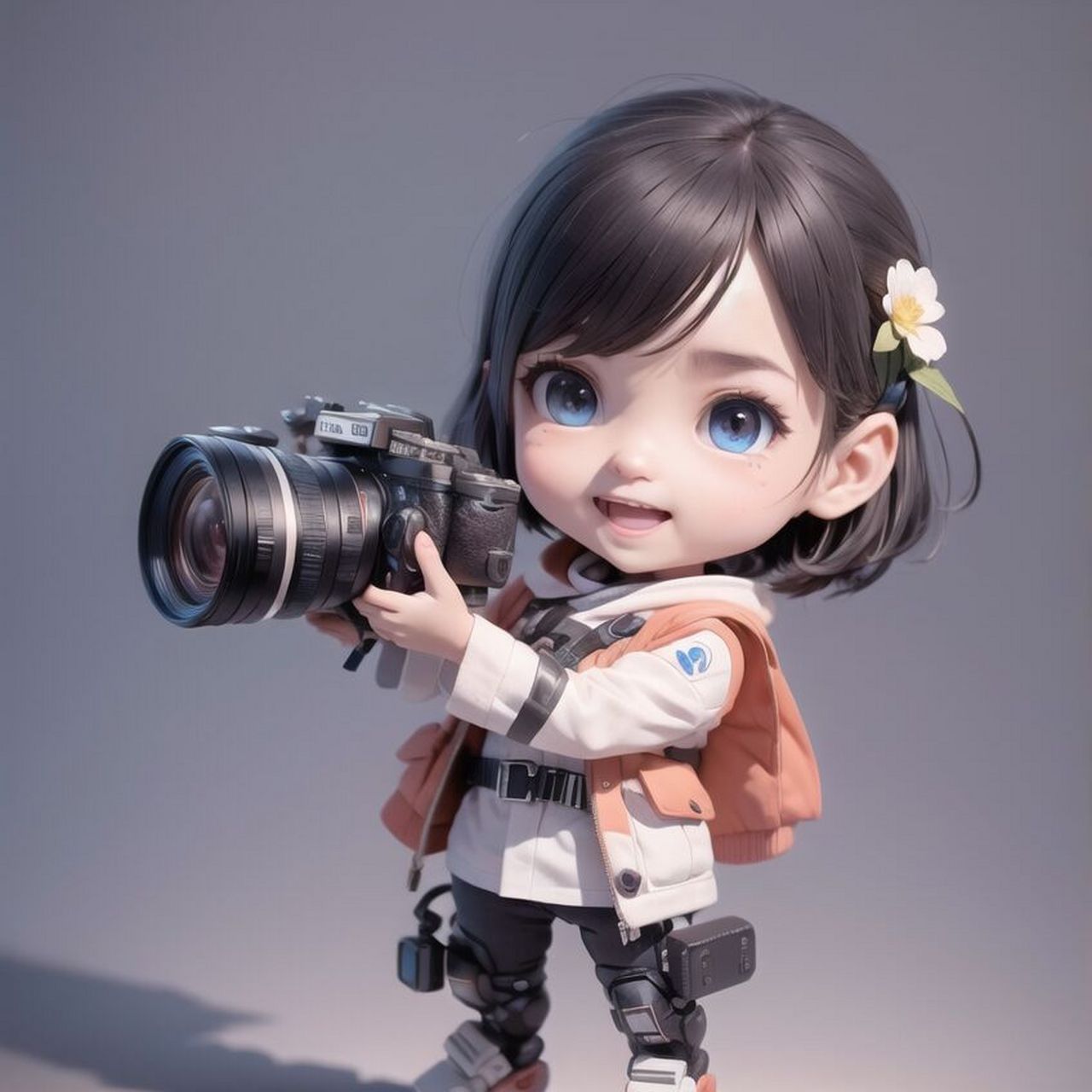 可爱的摄影师头像图标分享,喜欢的拿走