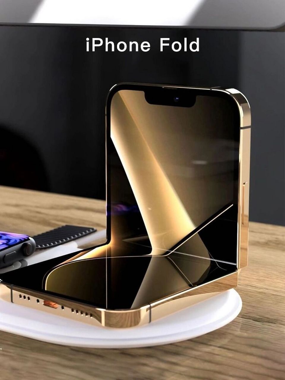 iphone折叠屏手机最快于2023年发布 屏幕分析师ross young报告称,预计