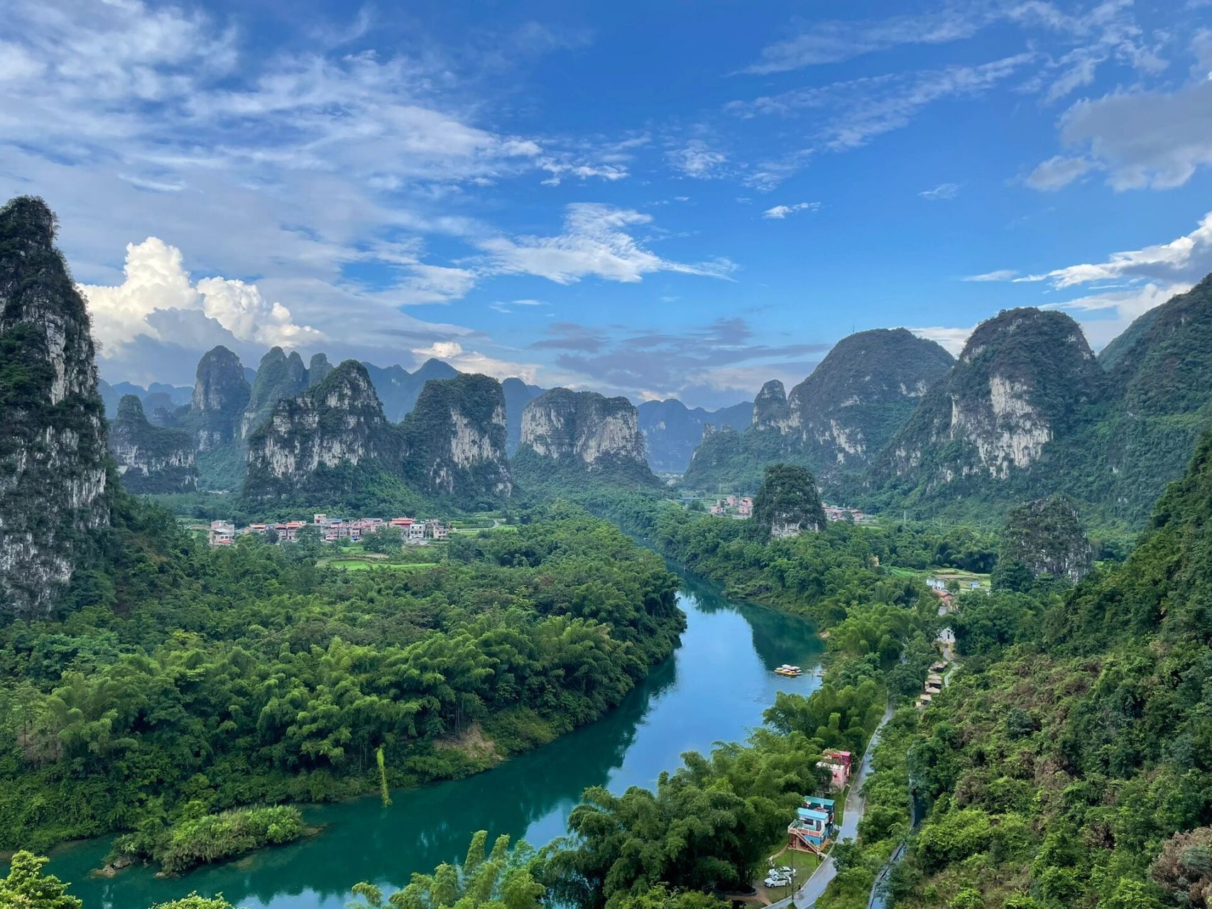 广西山水:河池龙江第一湾景区 门票99:1006(要说值也不值 不值也