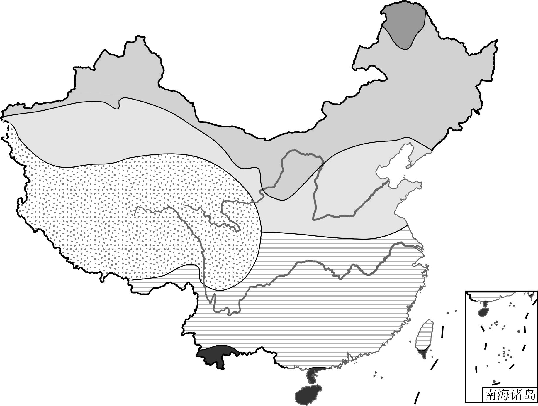 97中国地理空白填图