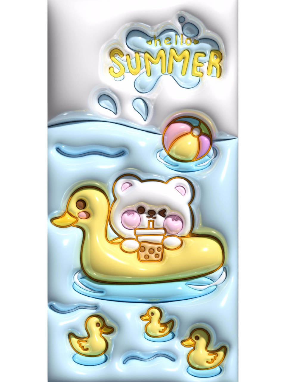 3d膨胀壁纸|可可爱爱的3d膨胀壁纸来咯～ 真的是超级无敌可爱的3d膨胀