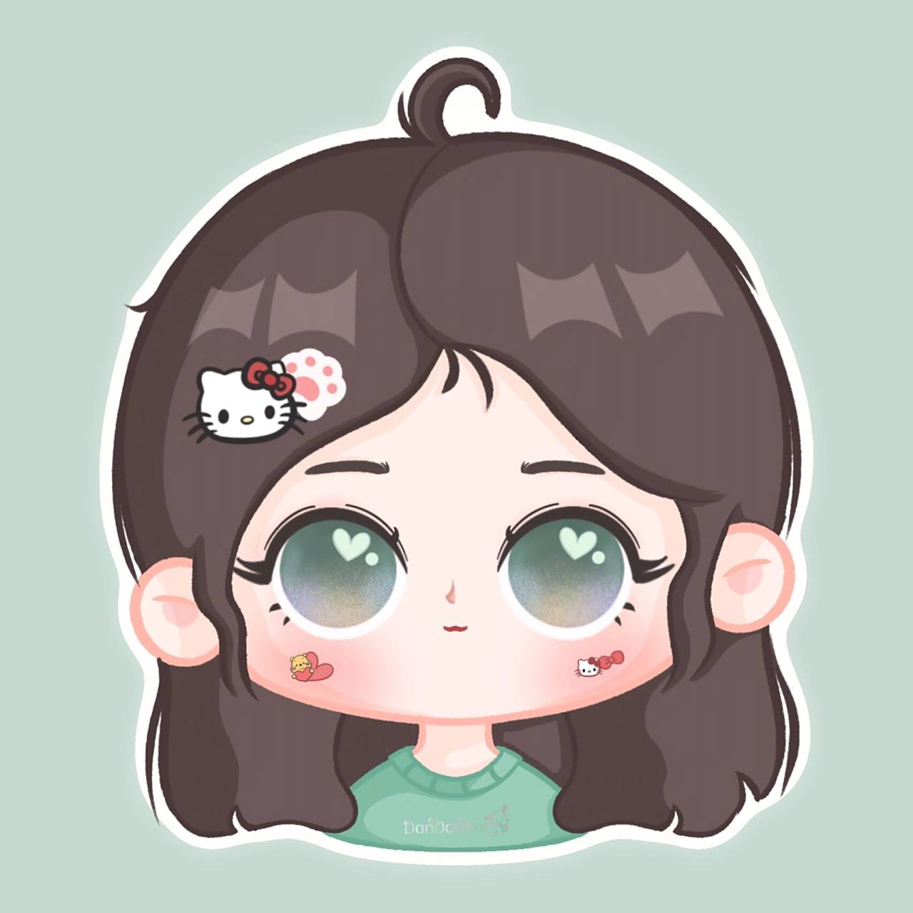 大头娃娃可爱头像 日常画画卡通大头娃娃