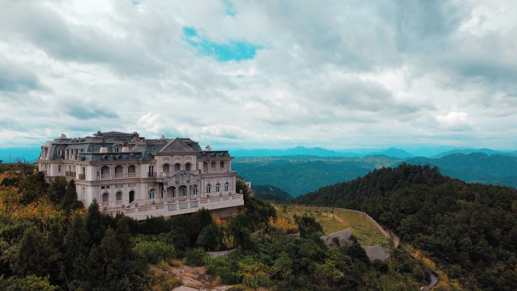 福州鼓岭城堡图片