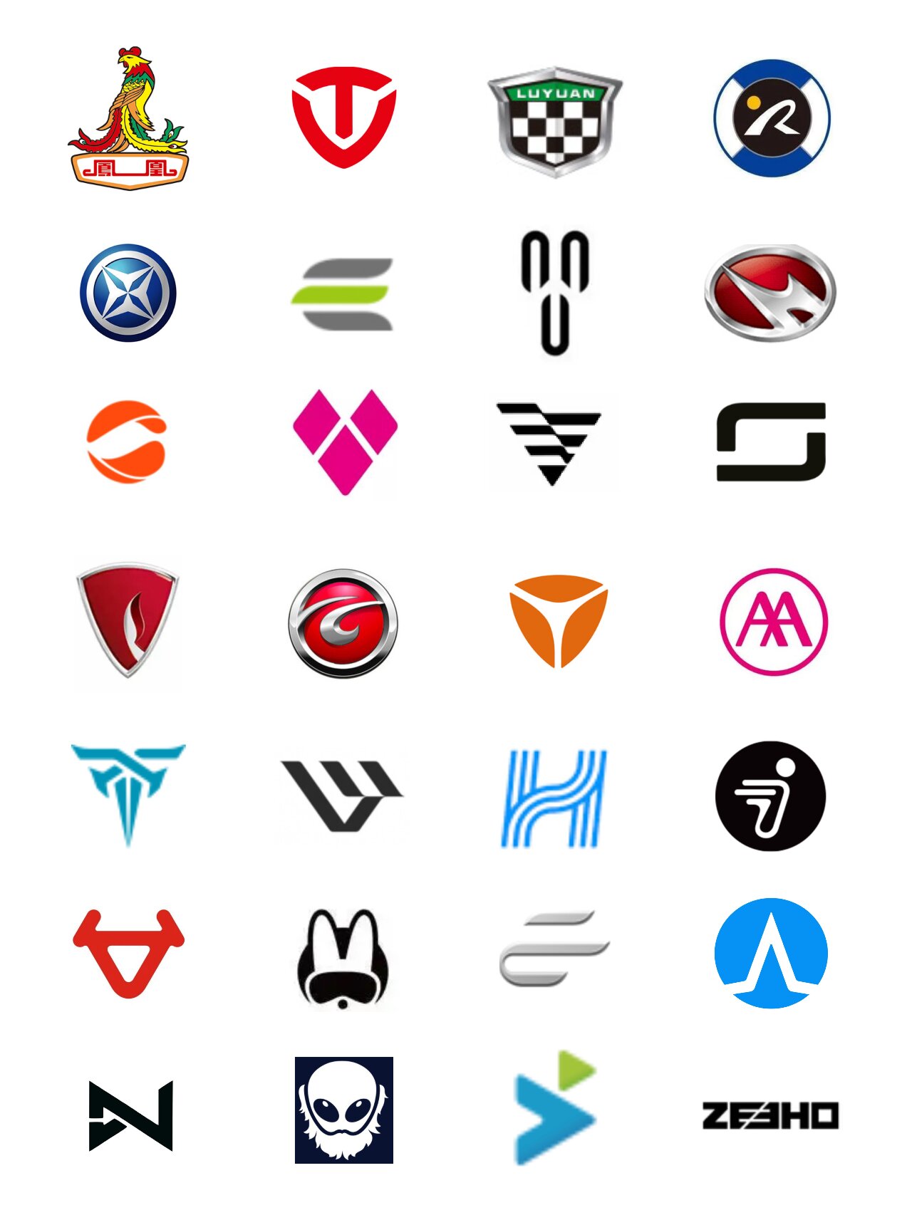 马上收藏!24个电动自行车logo集合