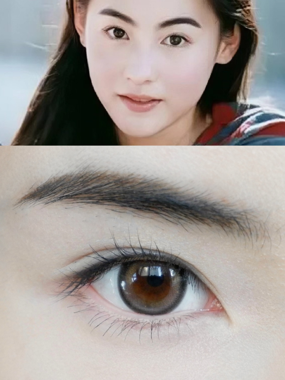 张柏芝伪素颜骨相妆容 色彩少,但会变美!妆后有一种天生就美的感觉.