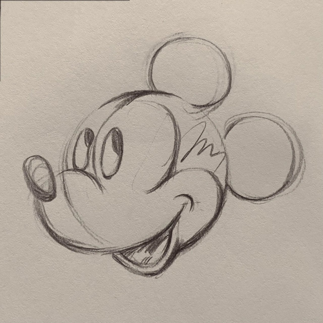 十分钟速画米老鼠 简单勾线成形稿