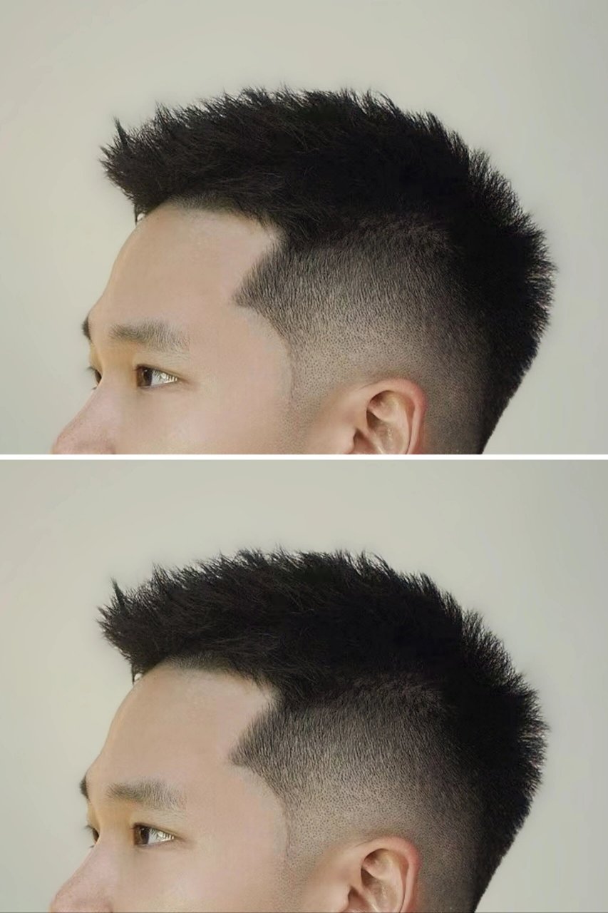 中式立体圆寸|清爽发型|男生发型 92硬性要求:适合五官比较立体且